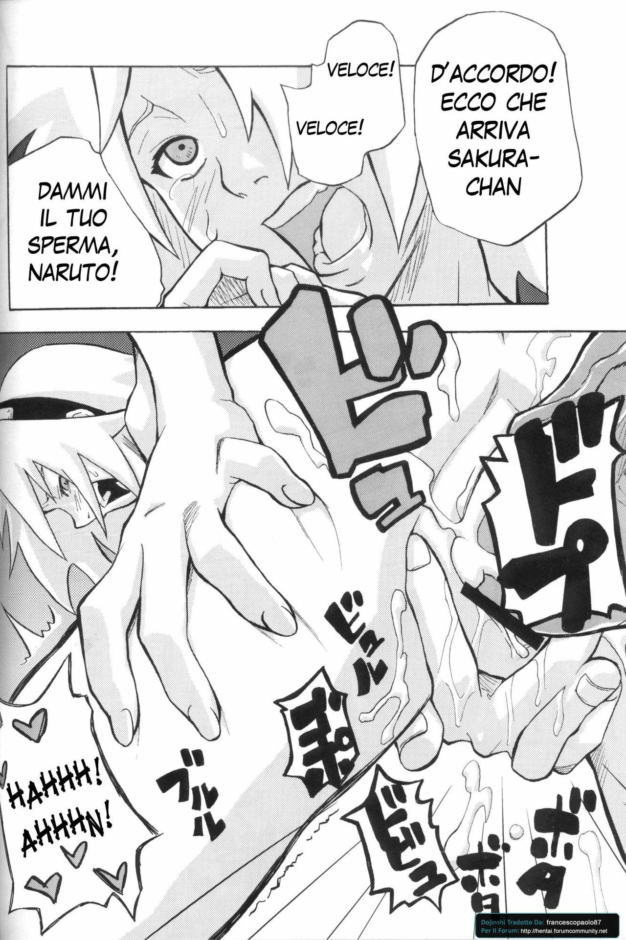 (C70) [Karakishi Youhei-dan Shinga (Sahara Wataru, Kanenomori Sentarou)] Toushatei (Naruto) [Italian] page 21 full