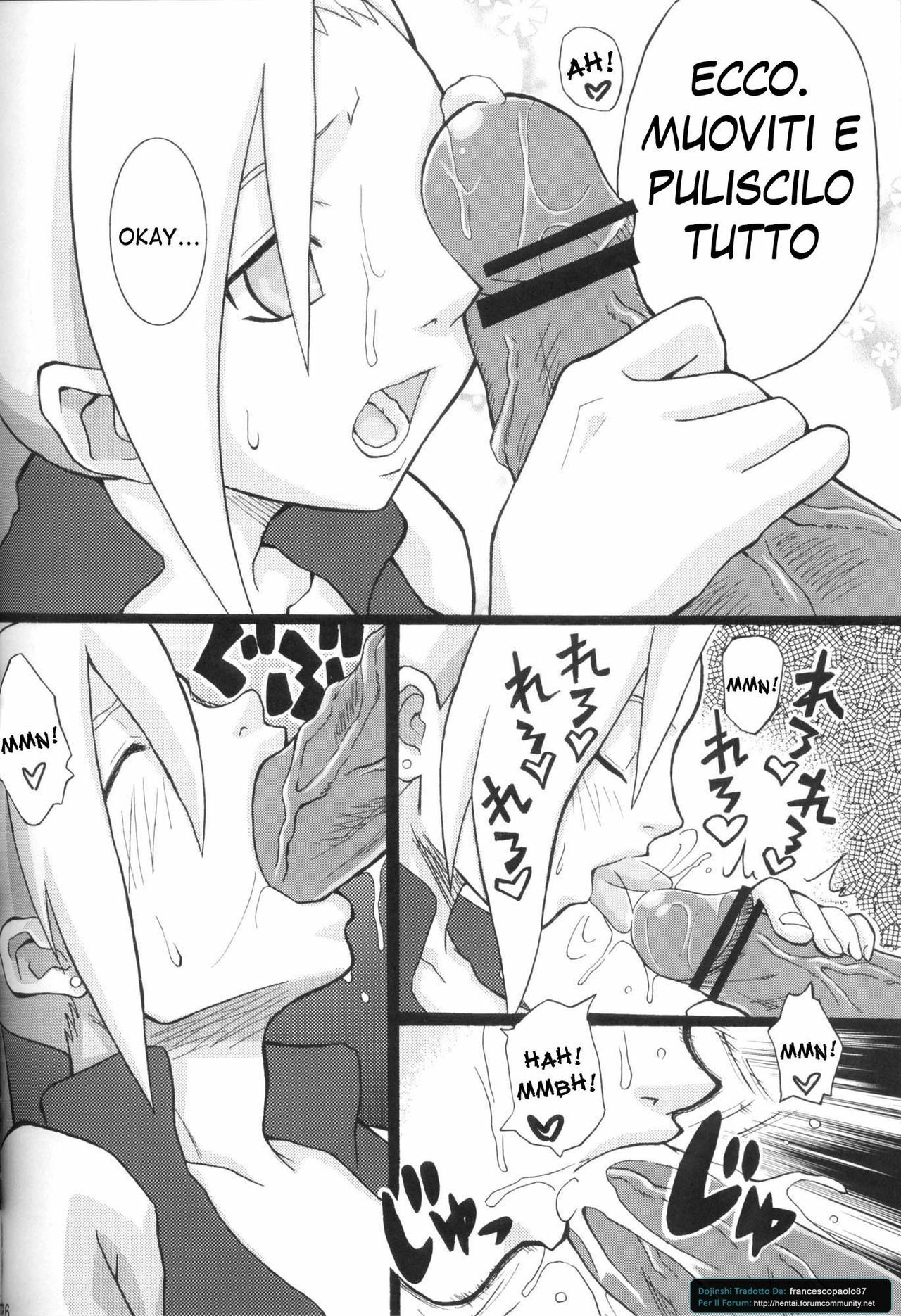 (C70) [Karakishi Youhei-dan Shinga (Sahara Wataru, Kanenomori Sentarou)] Toushatei (Naruto) [Italian] page 27 full