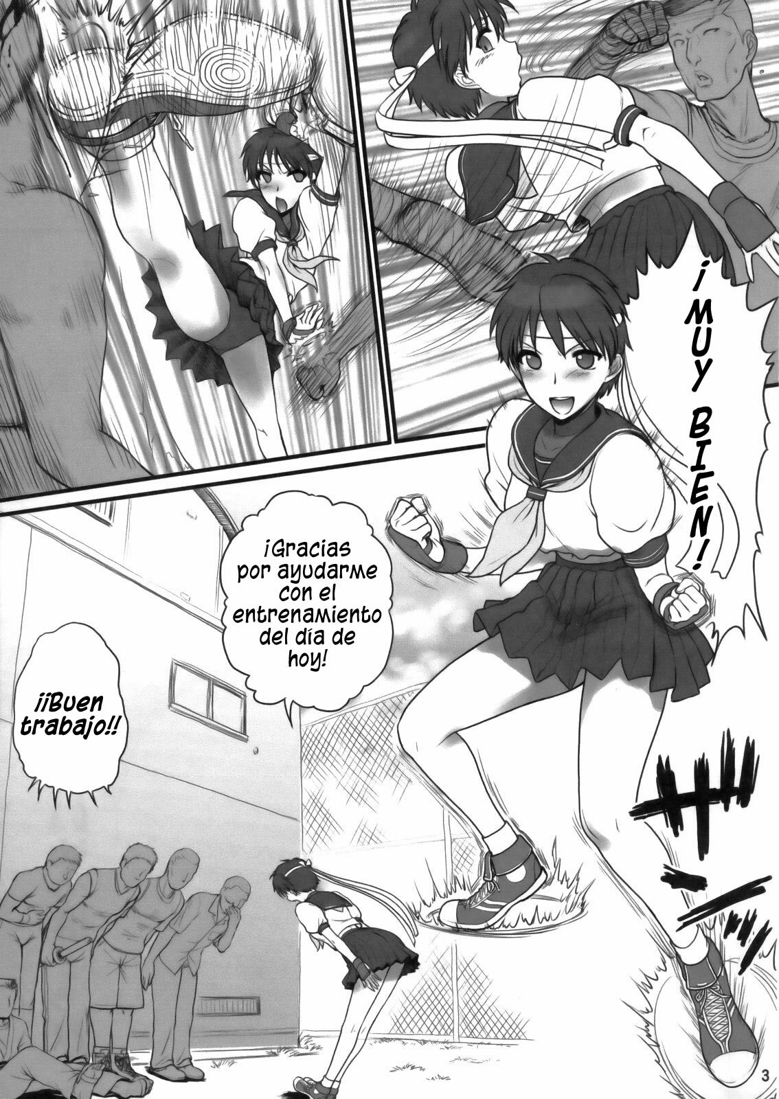 (SC46) [Shinnihon Pepsitou (St.germain-sal)] Sakura Iro (Street Fighter) [Spanish] [Exiles Kingdom] page 3 full