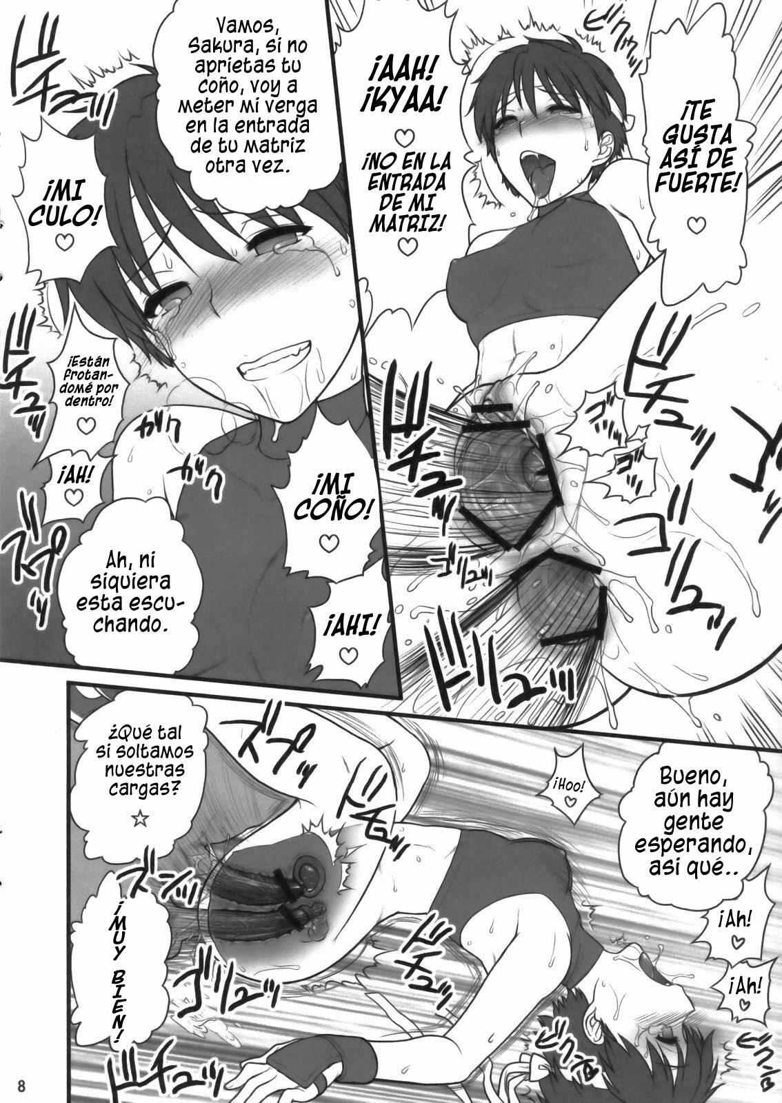 (SC46) [Shinnihon Pepsitou (St.germain-sal)] Sakura Iro (Street Fighter) [Spanish] [Exiles Kingdom] page 8 full