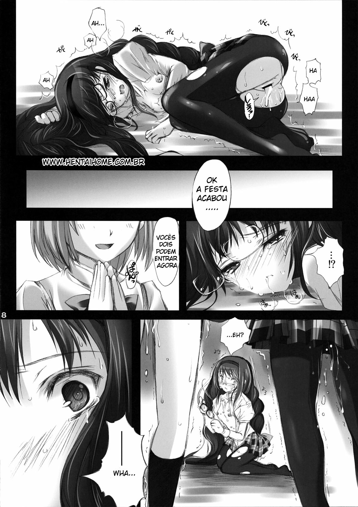 (Mou Nanimo Kowakunai) [HIGH RISK REVOLUTION (Aizawa Hiroshi)] Keiyaku Shoujo (Puella Magi Madoka Magica) [Portuguese-BR] [hentaihome] page 8 full