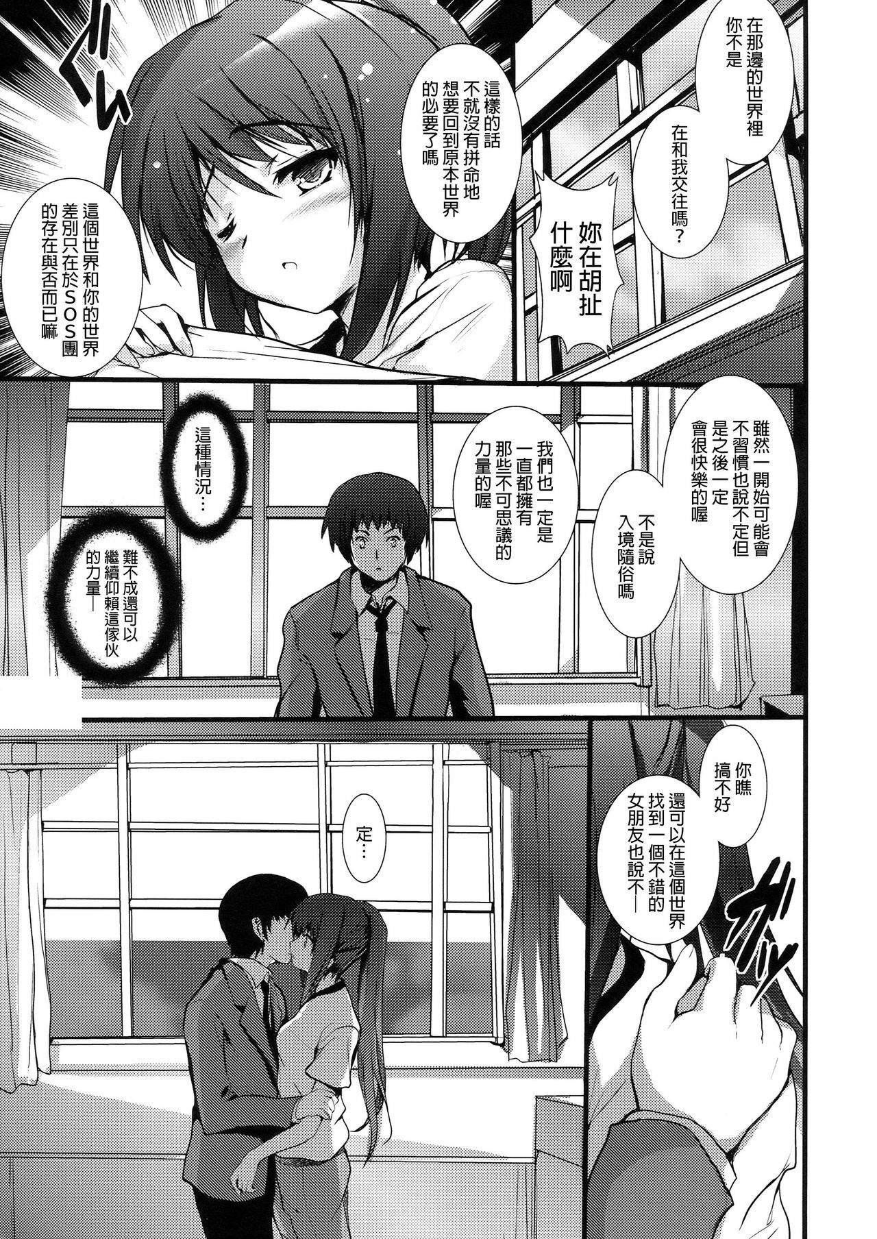 (C76) [Circle ARE (Kasi)] IN THE LOST WORLD (The Melancholy of Haruhi Suzumiya) [Chinese] [final個人漢化] page 11 full