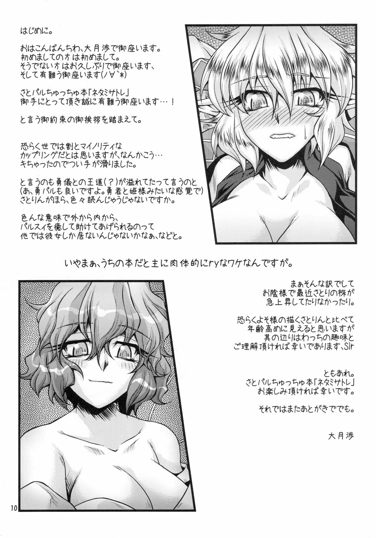 (Air Reitaisai 8) [Kougeki (Ootsuki Wataru)] Netami Satore (Touhou Project) page 9 full