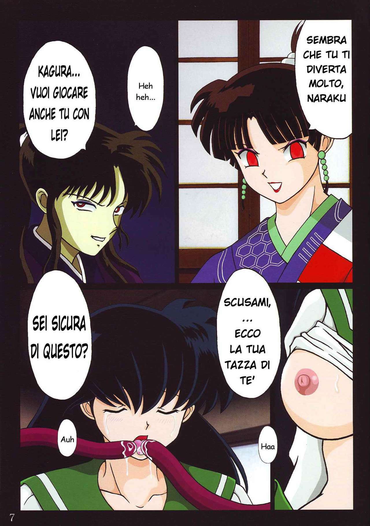 (C66) [Intendou (Yajuu)] Tukikage Sakura (Inuyasha) [Italian] [Lyon1984] page 6 full