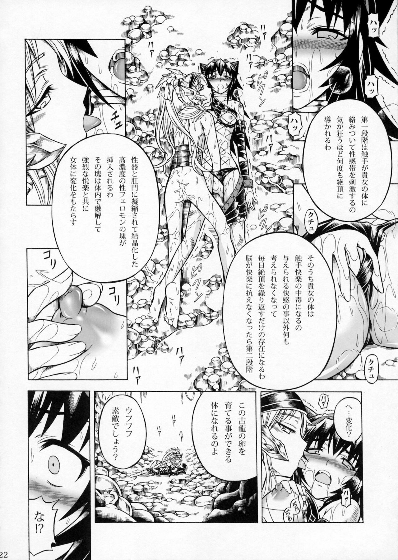 (C79) [Yokohama Junky (Makari Tohru)] Solo Hunter no Seitai 2 The second part (Monster Hunter) page 21 full