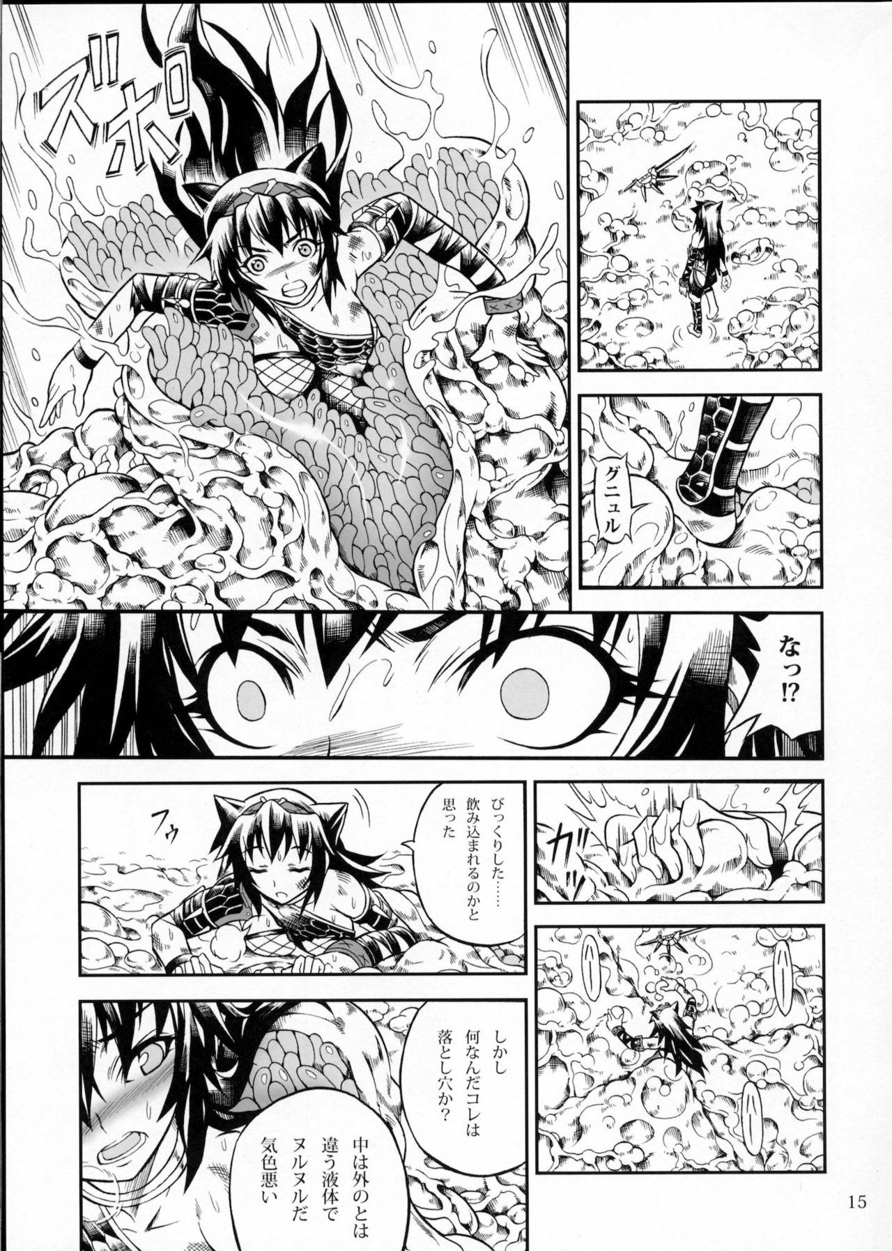 (C78) [Yokohama Junky (Makari Tohru)] Solo Hunter no Seitai 2 THE FIRST PART (Monster Hunter) page 14 full