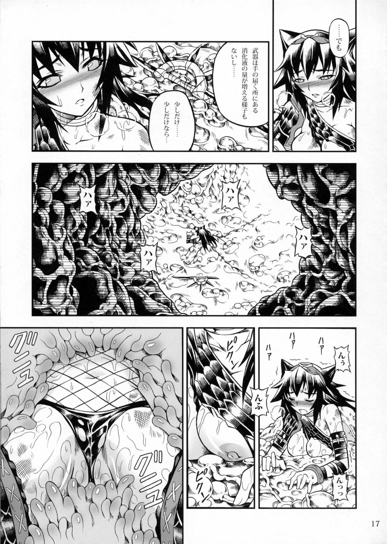 (C78) [Yokohama Junky (Makari Tohru)] Solo Hunter no Seitai 2 THE FIRST PART (Monster Hunter) page 16 full