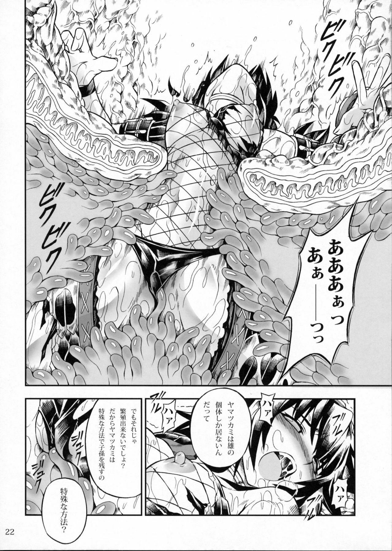 (C78) [Yokohama Junky (Makari Tohru)] Solo Hunter no Seitai 2 THE FIRST PART (Monster Hunter) page 21 full