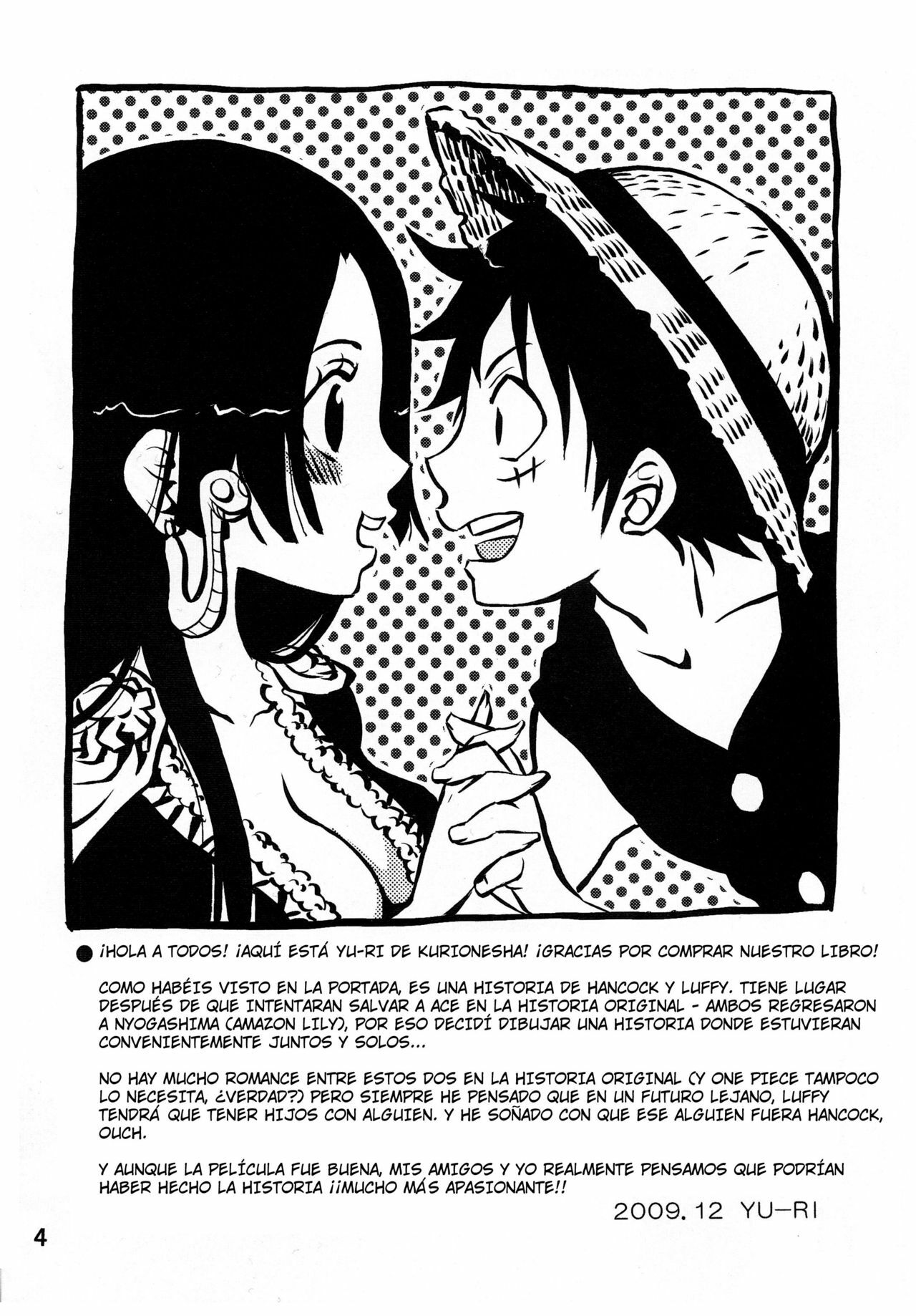 (C77) [Kurione-sha (YU-RI)] Heart Blossom (One Piece) [Spanish] [Japandream Scantrad] page 3 full