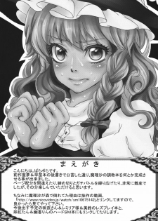 [Nipple Mokuba (Parabola)] Marisa no Dokidoki Ascension (Touhou Project) - page 4