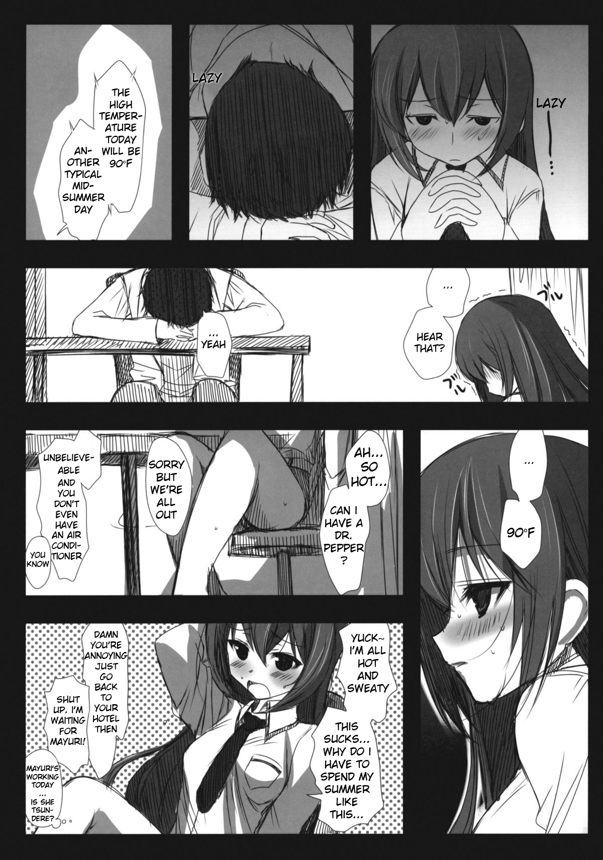 (COMIC1☆4) [Ninokoya (Ninoko)] Steins;Gate Sairokubon ~Yorozu Gozen San Yon~ (Steins;Gate) [English] [life4Kaoru] page 18 full