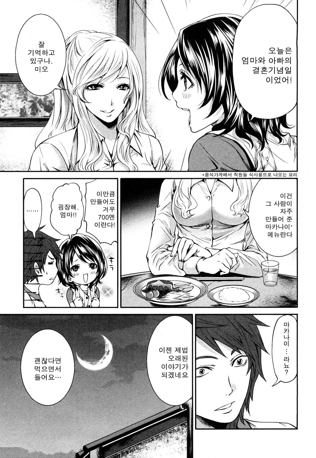 [Miyahara Ayumu] Shimoeda-sanchi no Akarui Shokutaku - The Shimoedas, a poor but happy circle. [Korean] page 95 full