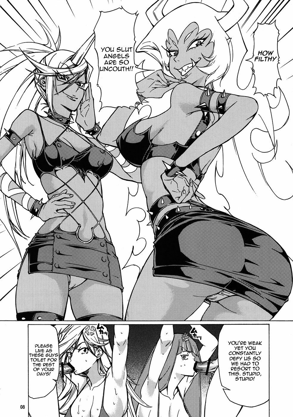 (C79) [JACK-POT (Jyura)] Obenjo Tenshi (Panty & Stocking with Garterbelt) [English] [Pineapples r' Us] page 7 full