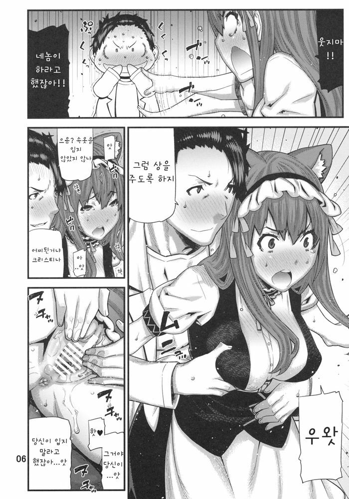 (C79) [BLACK FLY (Ikegami Tatsuya)] Sonna no Zurui (Steins;Gate) [Korean] [Team HANU] page 5 full