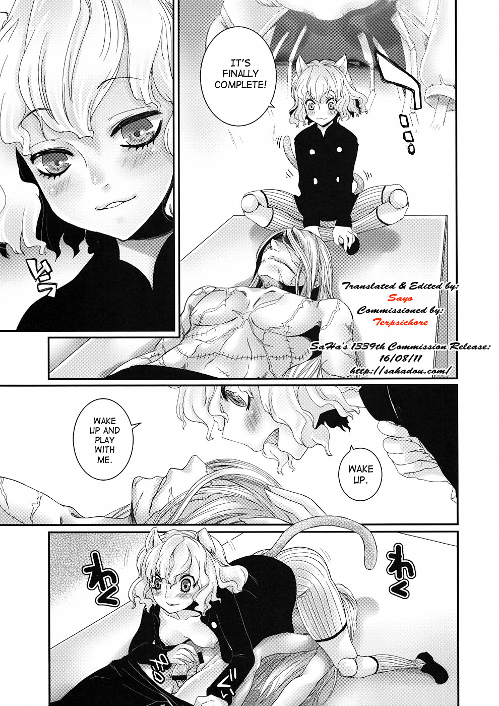 (C78) [Queen Of VANILLA (Tigusa Suzume)] PITOU-NYAN x PITOU-NYAN (HUNTER x HUNTER) [English] [SaHa] page 4 full