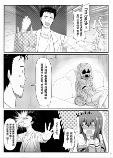 (C80) [Shadow Sorceress Communication Protocol (Hiten Onee-ryuu)] Tengoku e no Bullet Train (Steins;Gate) [Chinese] {空気系汉化} - page 12