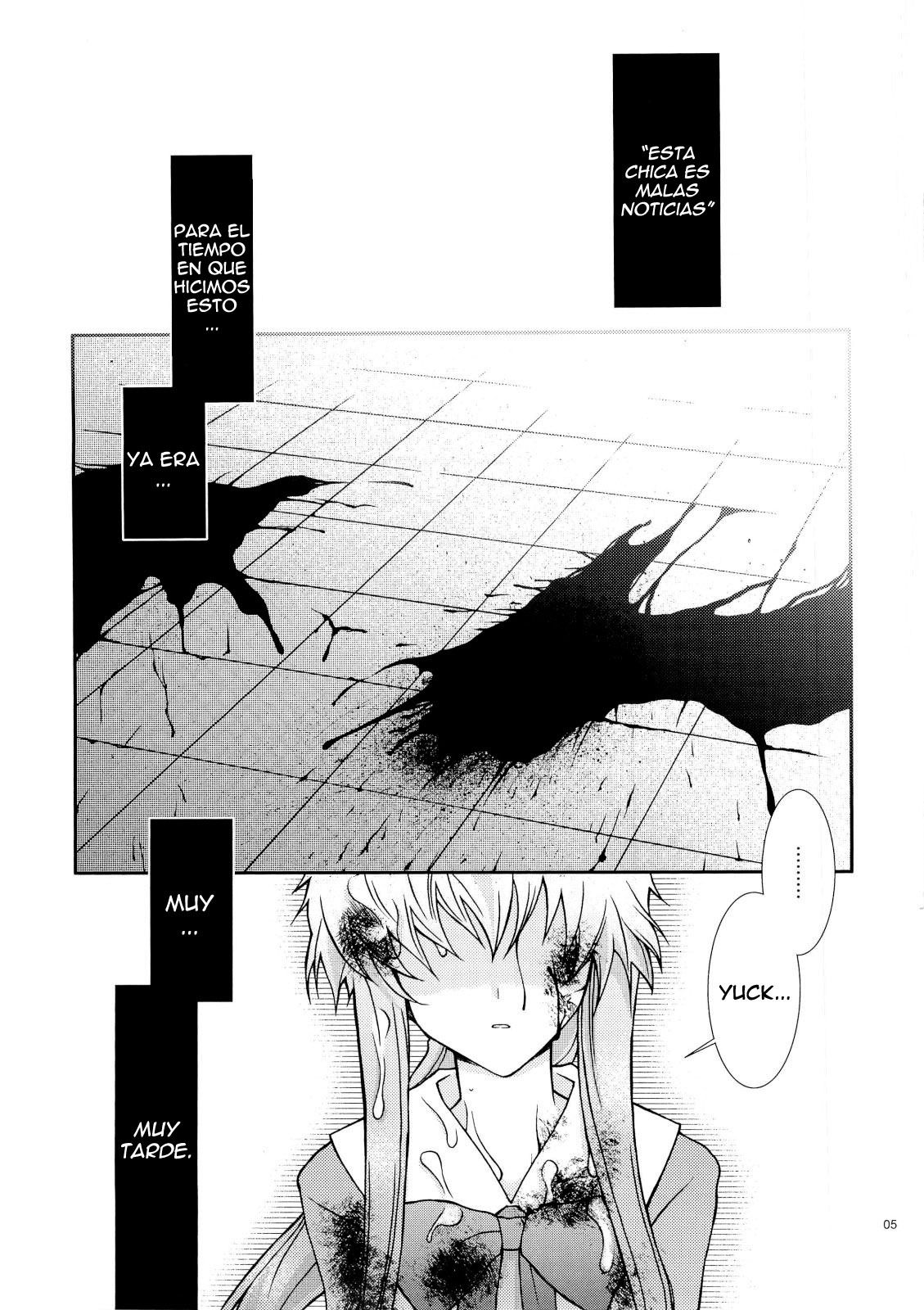 (ComiComi11) [YLANG-YLANG (Ichie Ryouko)] Barairo no Jinsei (Mirai Nikki) [Spanish] =P666HF= page 4 full