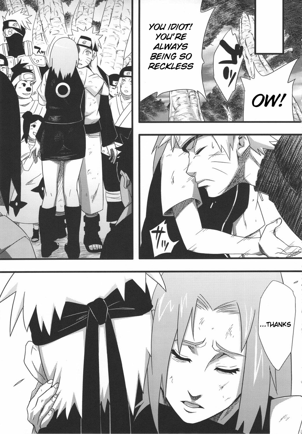 (C80) [Karakishi Youhei-dan Shinga (Sahara Wataru)] Saboten Campus (Naruto) [English] [Madao] page 4 full