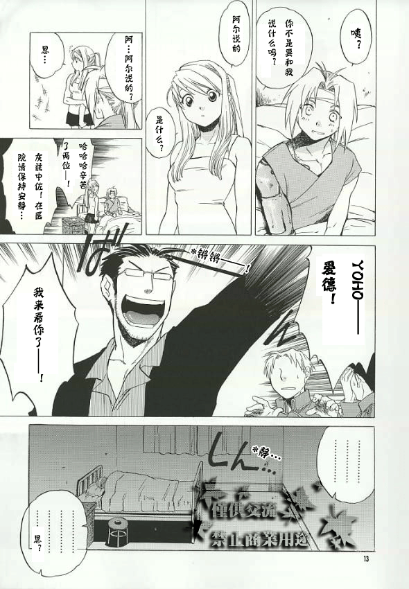 (C66) [Toko-ya (HEIZO, Kitoen)] ED x WIN (Fullmetal Alchemist) [Chinese] page 10 full