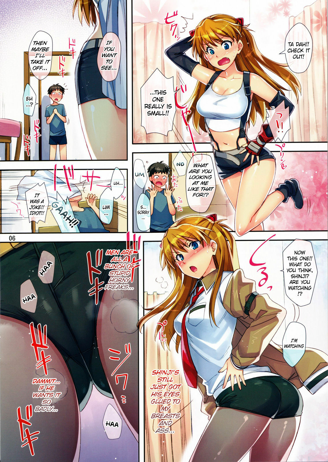 (C80) [ReDrop (Miyamoto Smoke, Otsumami)] Asuka Route (Neon Genesis Evangelion) [English] =LWB= page 6 full