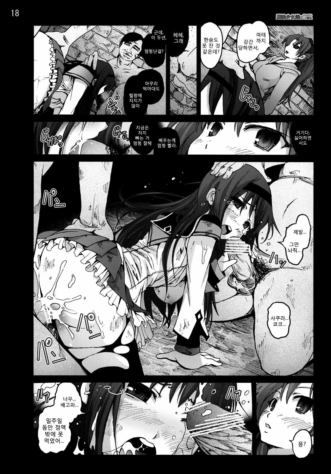 [Mokusei Zaijuu] Mahoushoujotachi no Zetsubou (Puella Magi Madoka☆Magica) (korean) page 17 full