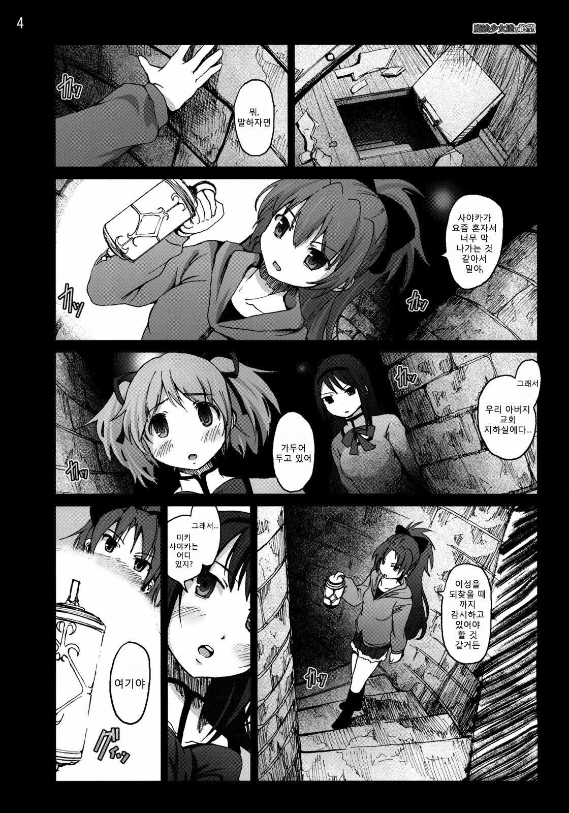 [Mokusei Zaijuu] Mahoushoujotachi no Zetsubou (Puella Magi Madoka☆Magica) (korean) page 3 full