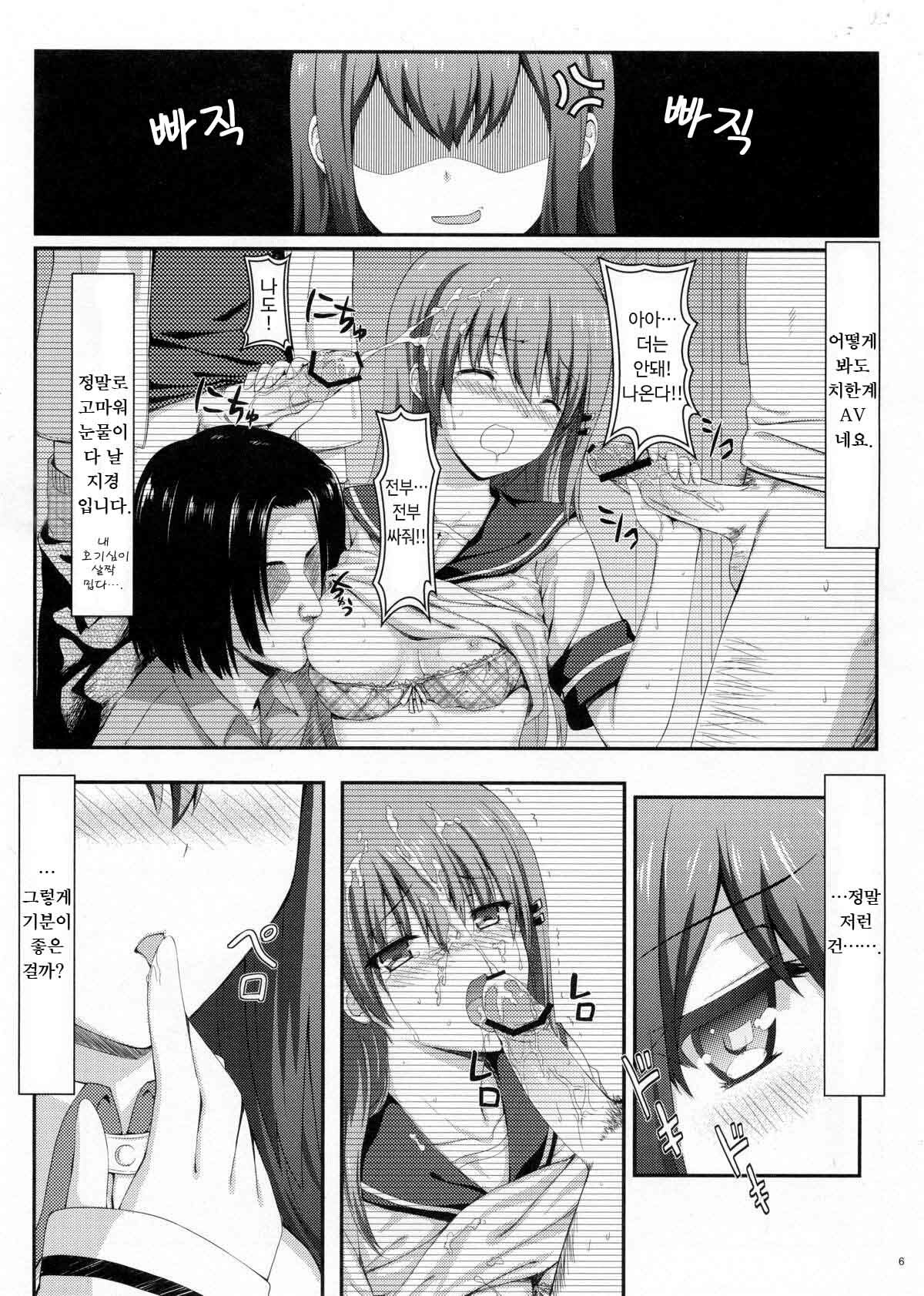 (C80) [Shadow Sorceress Communication Protocol (Hiten Onee-ryuu)] Tengoku e no Bullet Train (Steins;Gate) [Korean] page 5 full