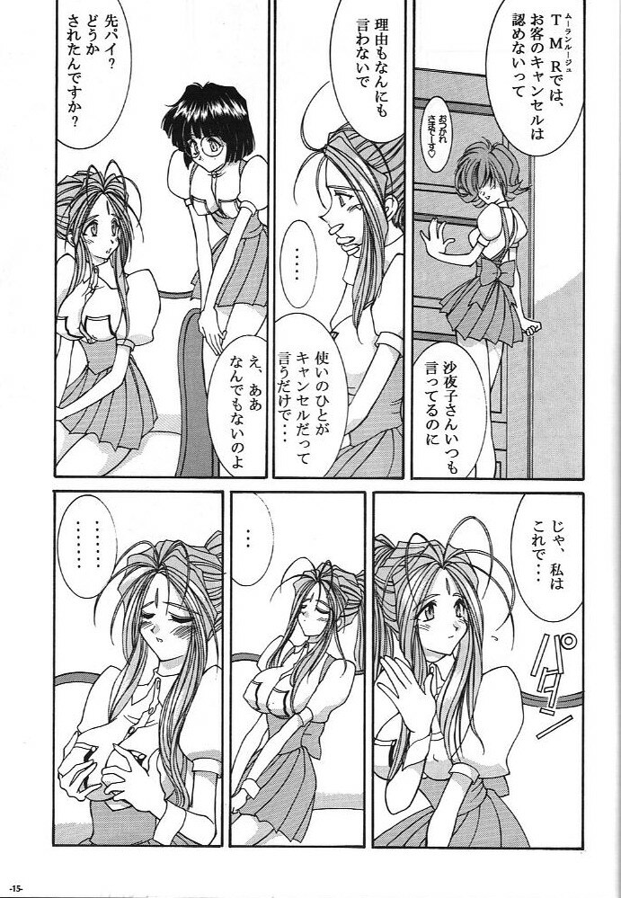 (C74) [Luck & Pluck (Amanomiya Haruka)] Kinou no No, Ashita no Yes (Ah,my goddes) page 16 full