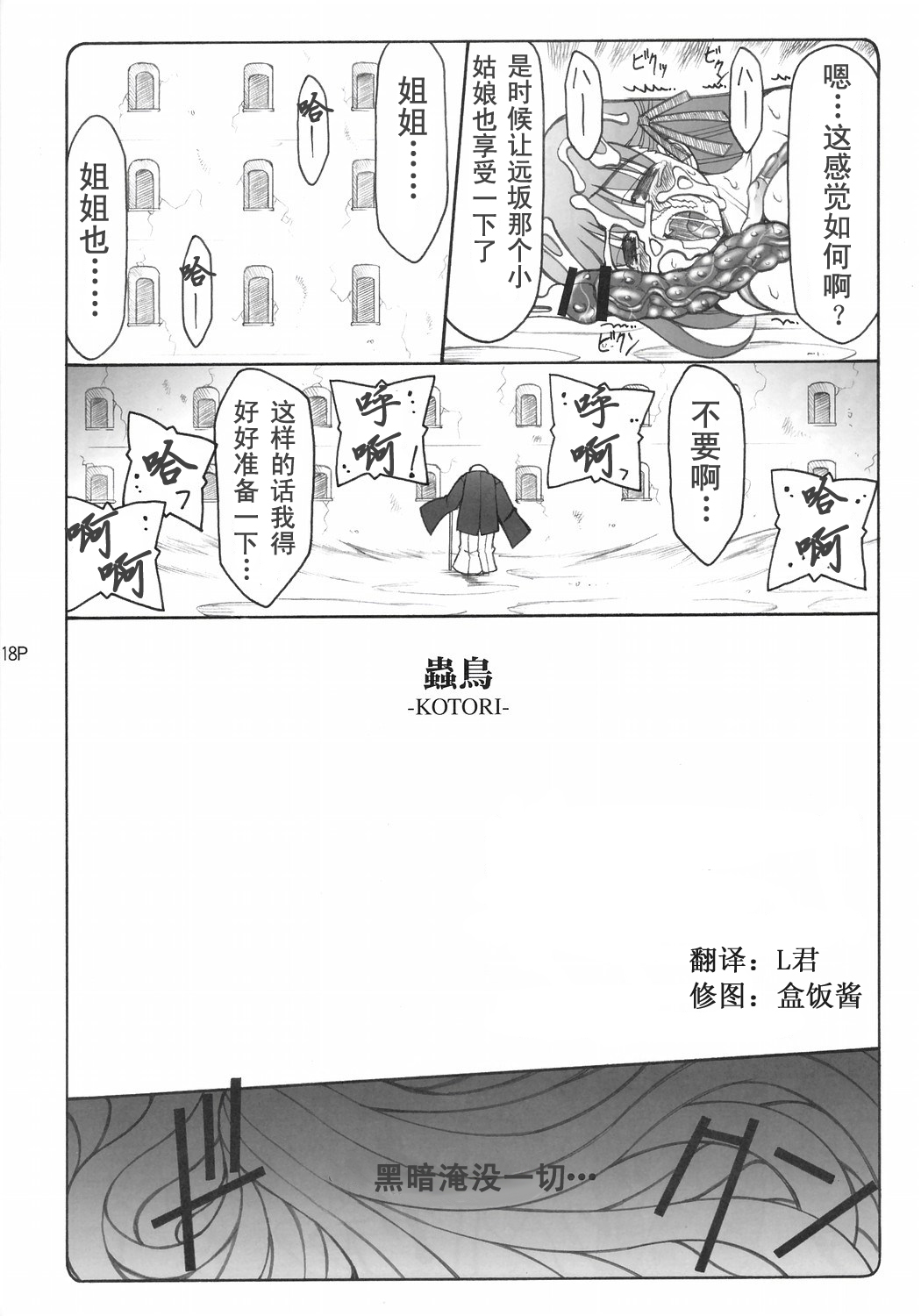 (C68) [Abarenbow Tengu (Izumi Yuujiro)] Kotori (Fate/stay night) [Chinese] [L君] page 18 full