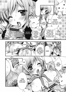 (Mou Nanimo Kowakunai) [PINK (Araiguma)] Anata no Tamari Kitta Soul Gem Watashi ga Jouka Shite Agete mo ii yo? | May I Purify your Soul Gem for You (Puella Magi Madoka Magica) [English] =LWB= - page 6