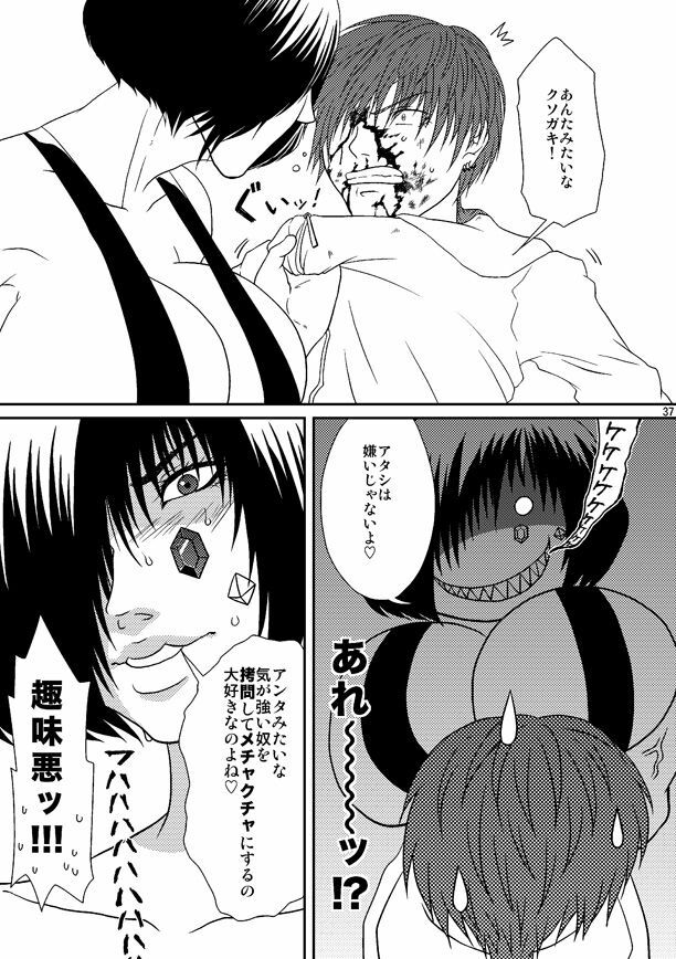 (C79) [Honey Rider69 (Nanashi Niito)] Kill Me As A Sacrifice To Mother! 3 page 36 full