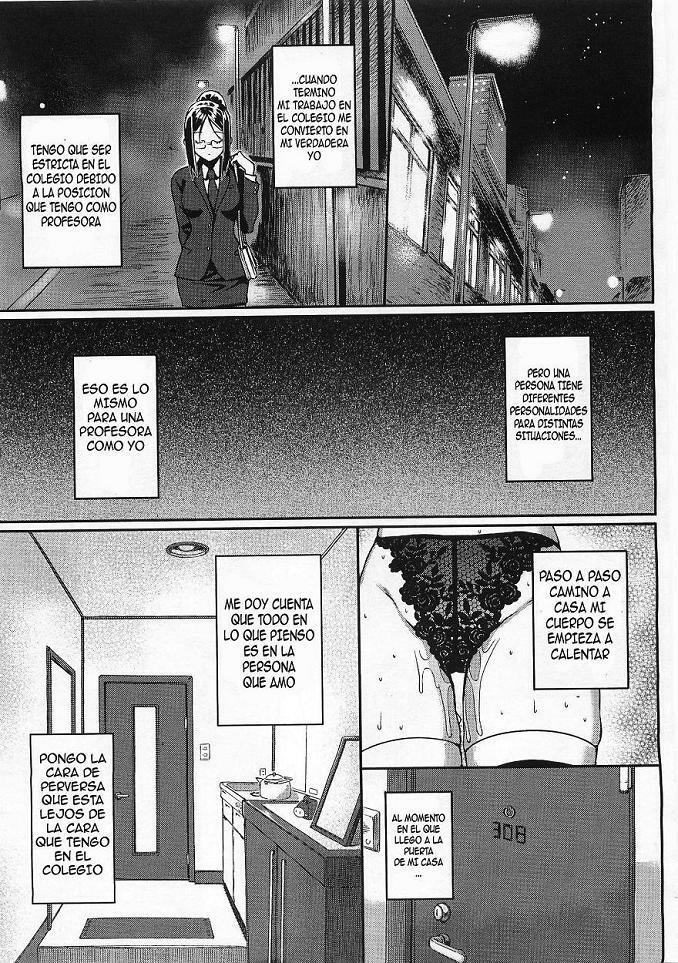 [Katsurai Yoshiaki] Kenzaki Sensei no Seijijou | El razonamiento sexual de la maestra Kenzaki (COMIC Megastore 2009-12) [Spanish] [Kallen-Kozuki] page 5 full