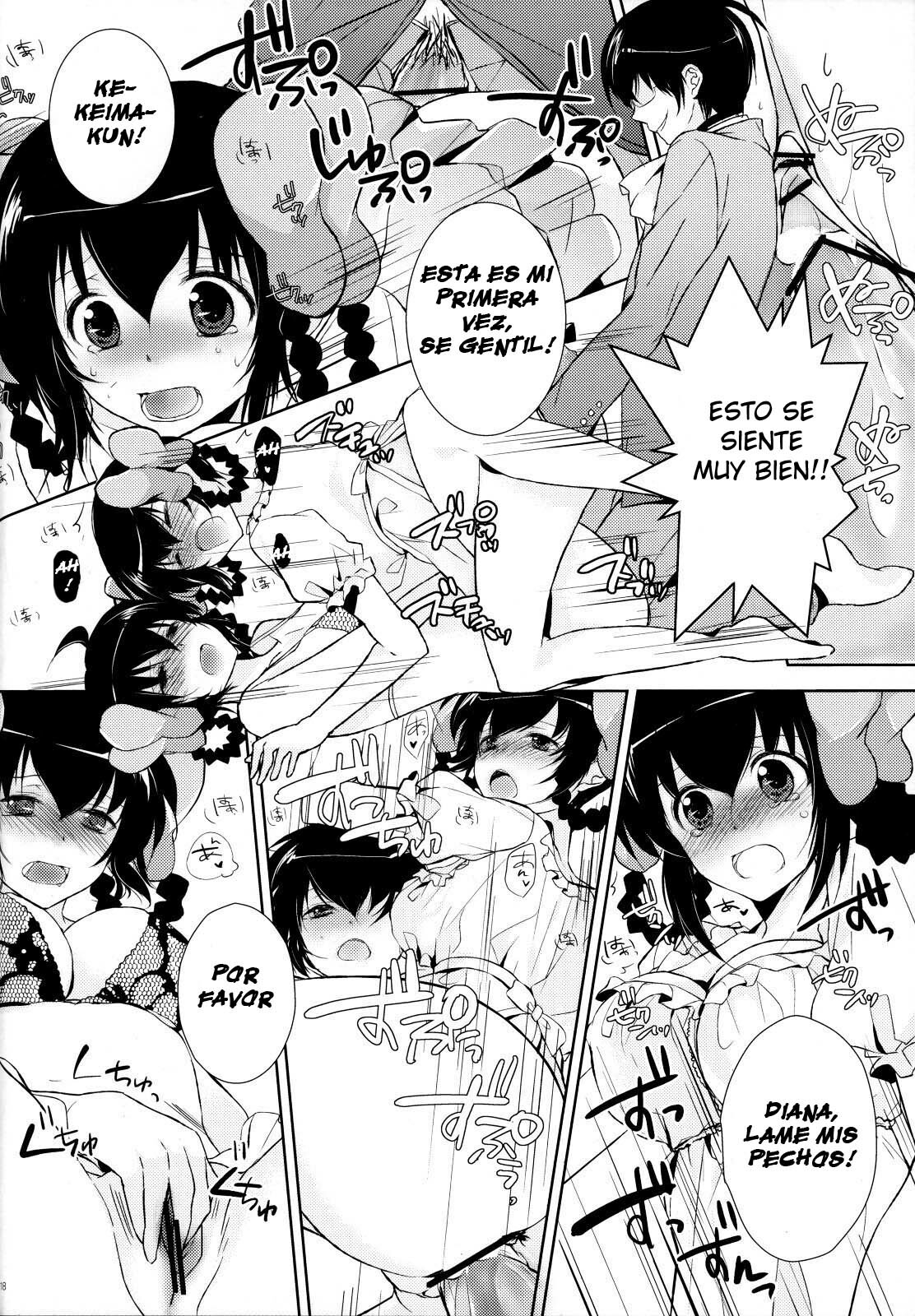 (C79) [MeroMero Melon (Ou, Peke)] Kamisama no Hentai Play Nikkichou 2 (The World God Only Knows) [Spanish] [Koi-Subs] page 17 full