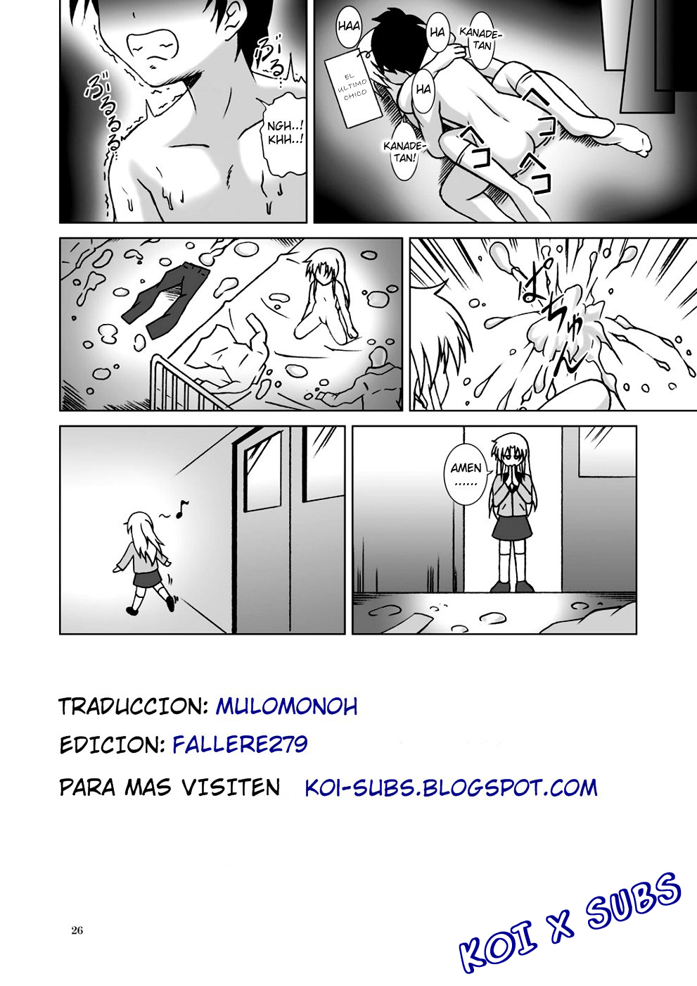 (CT16) [Special Week (Fujishiro Seiki)] Amaki Shi yo, Kitare (Angel Beats!) [Spanish] [Koi Subs] page 25 full