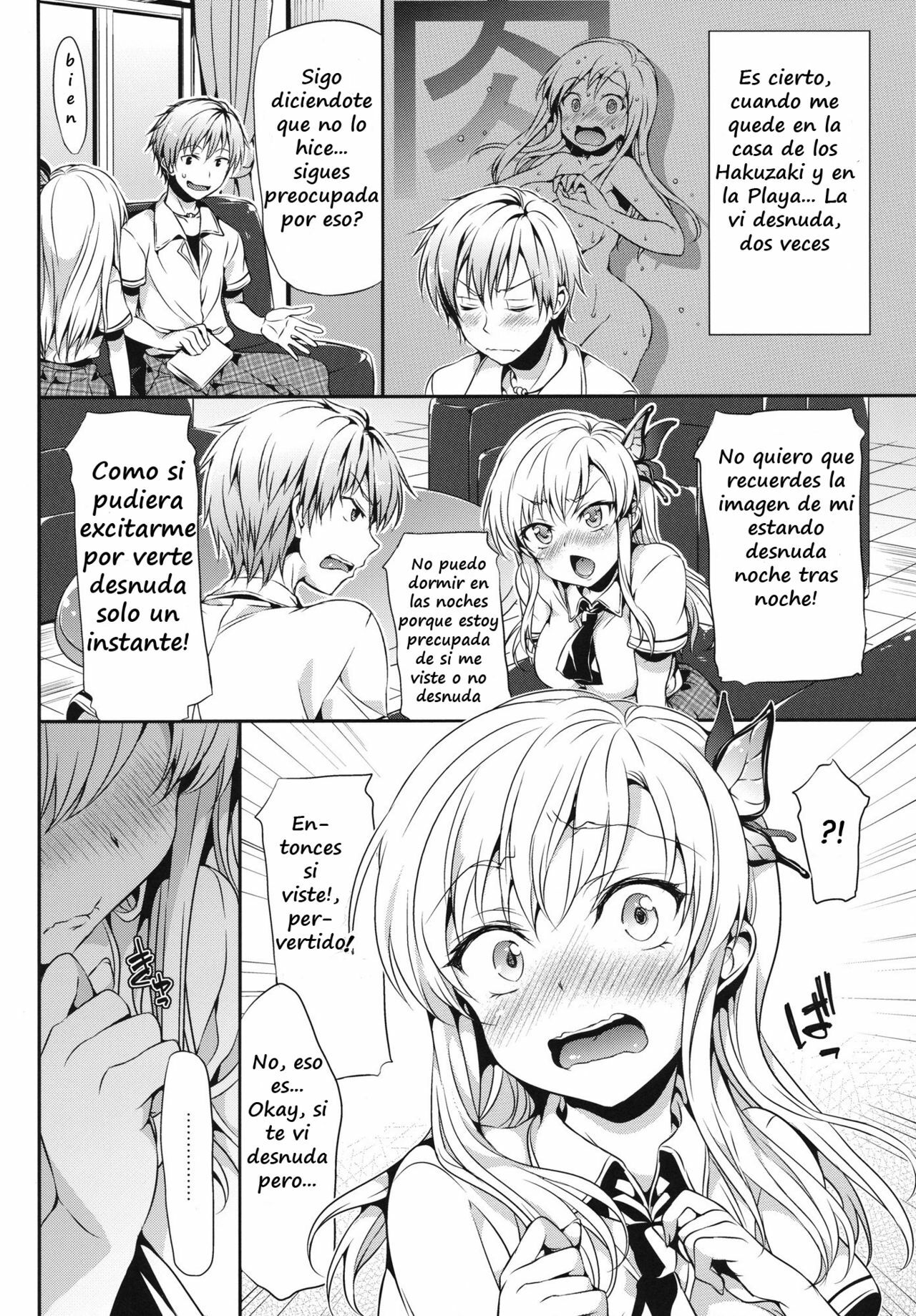 [Neko wa Manma ga Utsukushii (Hisasi)] Boku wa Sena ga Kawaisugite Yabai (Boku wa Tomodachi ga Sukunai) [Spanish] [Koi Subs] page 3 full