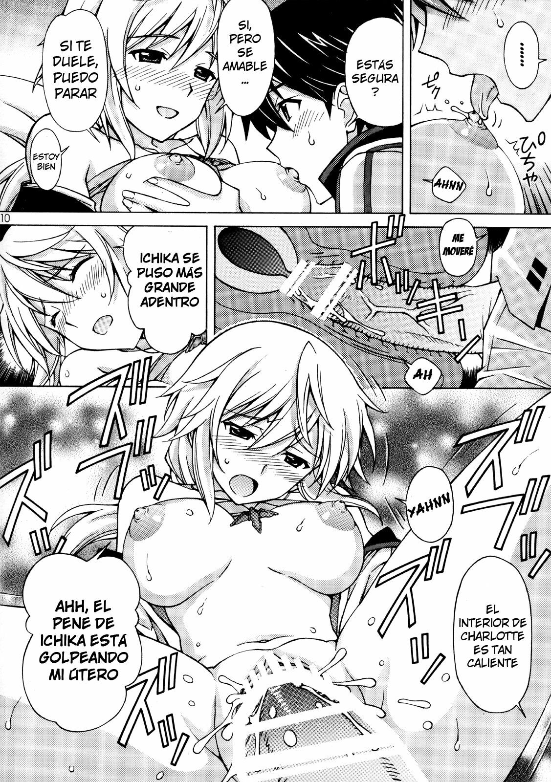 [Shimekiri Sanpunmae (Tukimi Daifuku)] Charlotte no Okurimono (IS ) [Spanish] {Koi Subs} page 9 full