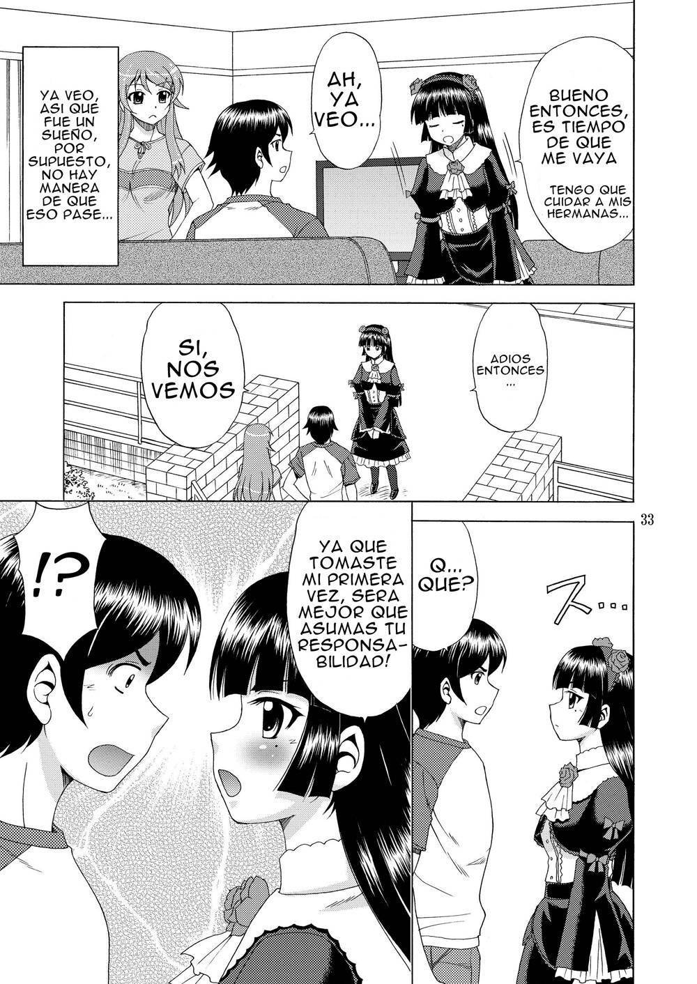 [YASRIN-DO (Yasu Rintarou)] Ore no Imouto ga Nekomimi Hadaka Apron na Wake ga Nai (Ore no Imouto ga Konna ni Kawaii Wake ga Nai) [Spanish] [Koi Subs] [Digital] page 32 full