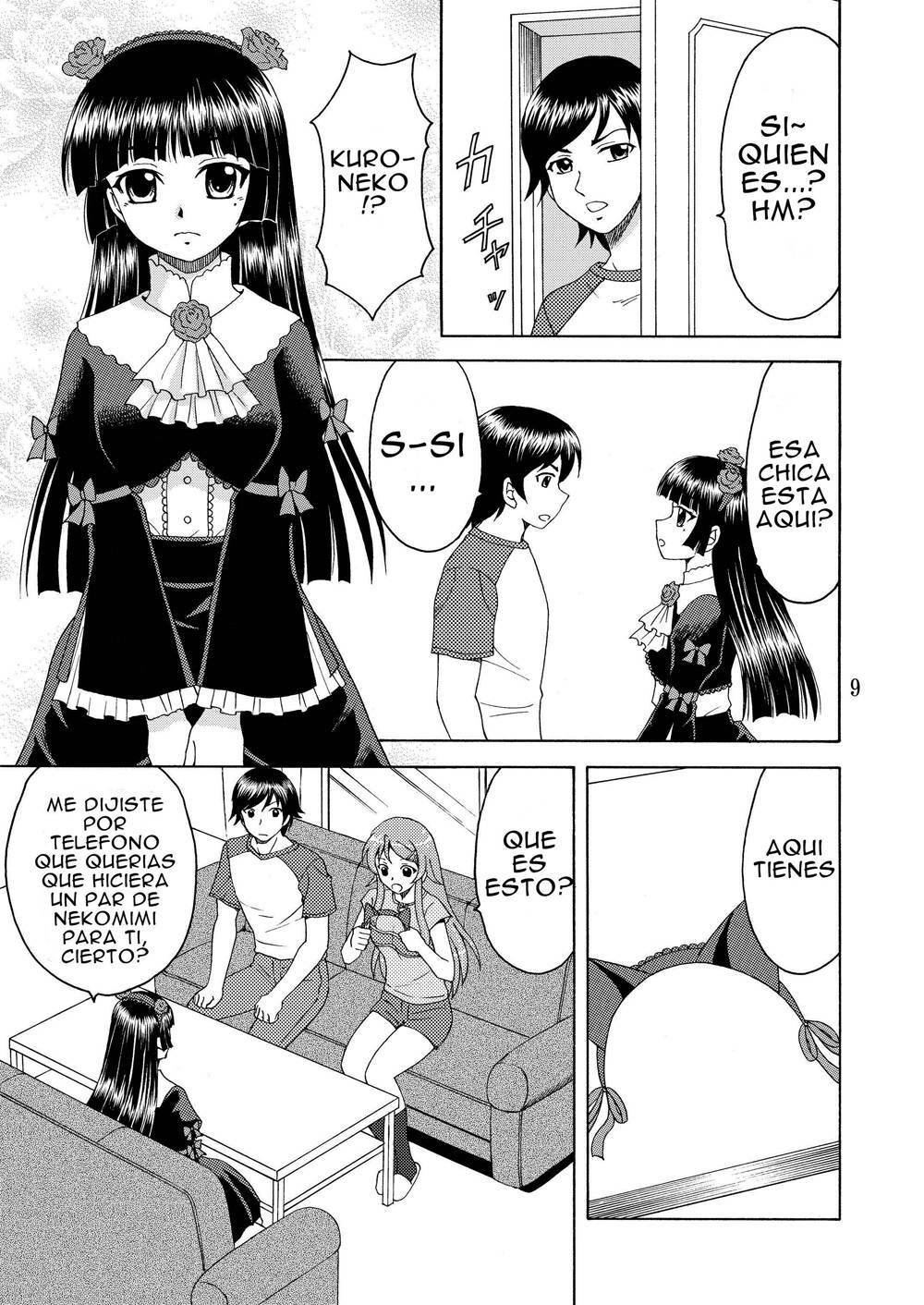 [YASRIN-DO (Yasu Rintarou)] Ore no Imouto ga Nekomimi Hadaka Apron na Wake ga Nai (Ore no Imouto ga Konna ni Kawaii Wake ga Nai) [Spanish] [Koi Subs] [Digital] page 8 full