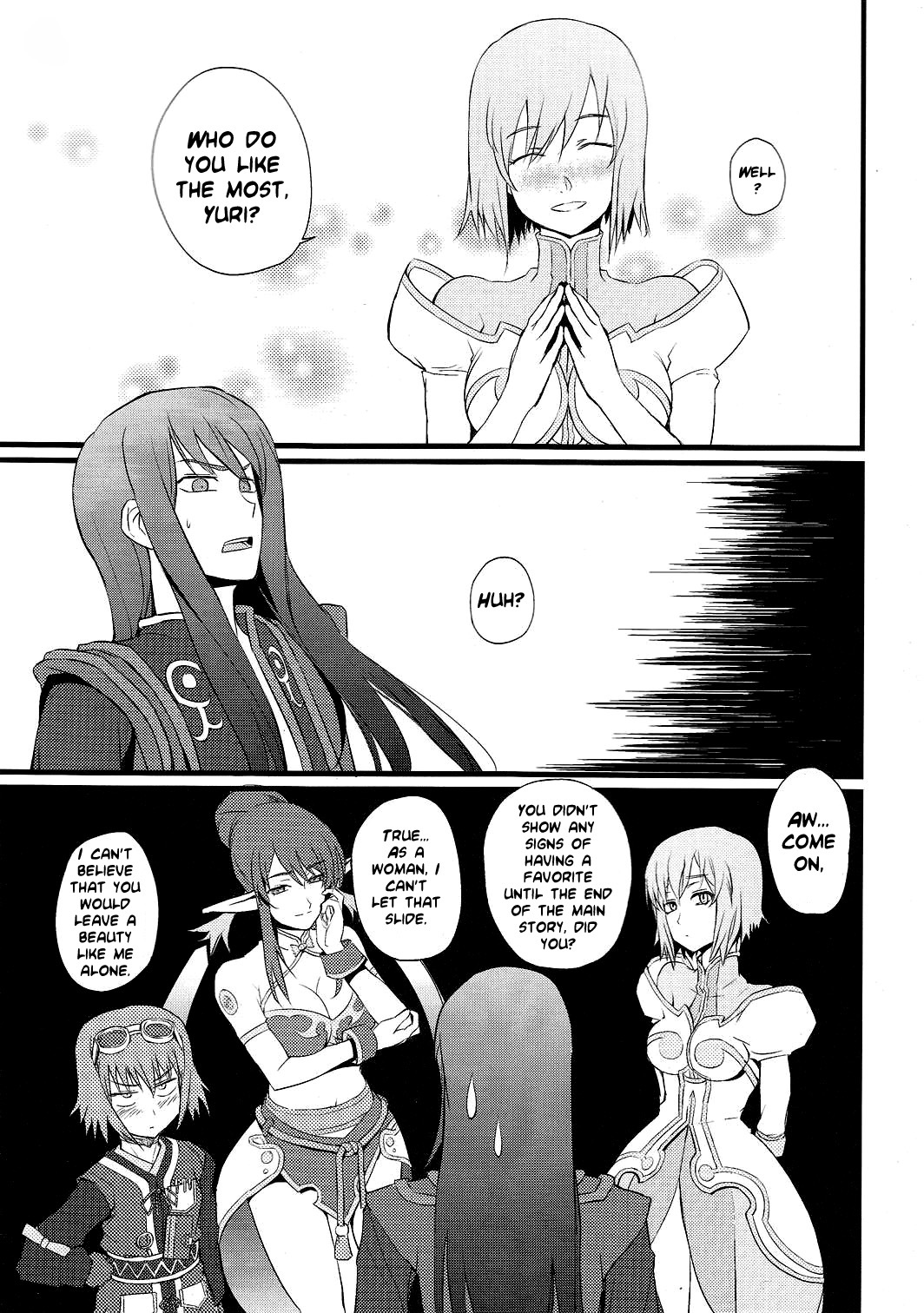 (C79) [FukaFuka Tenshoku (Popuran)] Strike! Army of Beauties (Tales of Vesperia) [English] page 2 full