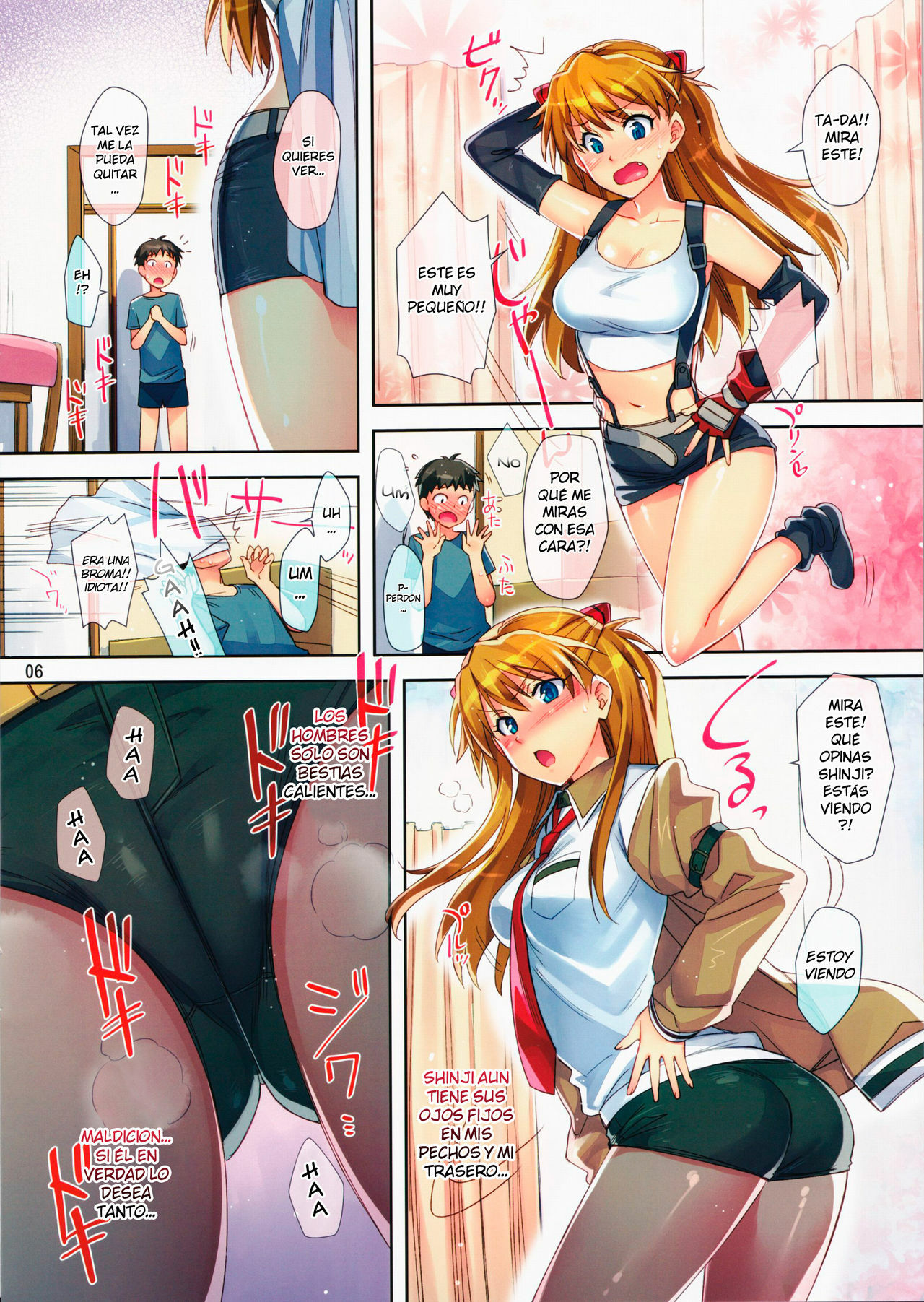 (C80) [ReDrop (Miyamoto Smoke, Otsumami)] Asuka Route (Neon Genesis Evangelion) [Spanish/Español] page 6 full