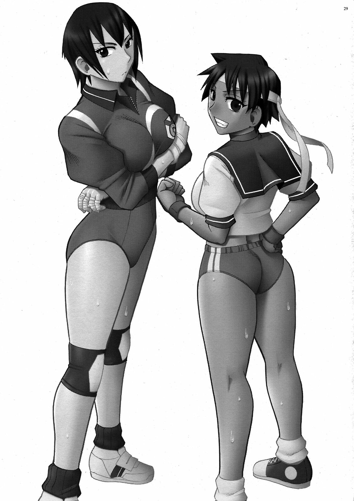 (C80) [SEMEDAIN G (Mokkouyou Bond)] RED BULL (Rival Schools, Capcom Fighting Jam) page 29 full