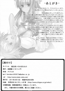 (Reitaisai 8) [Ikaring (Ajishio)] Mahou Tsukai no Taisetsu na Mono (Touhou Project) - page 26