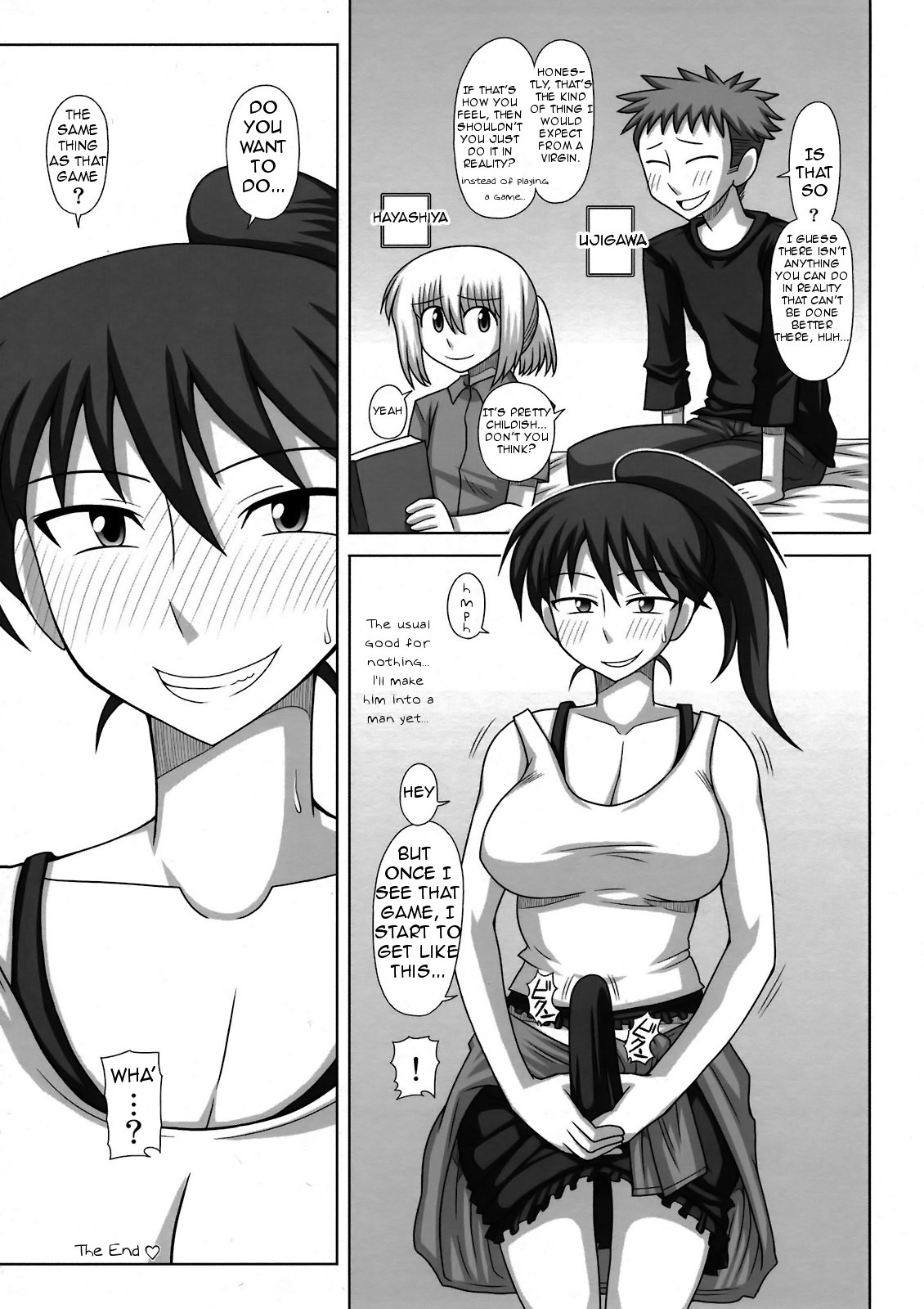 (SC52) [Futanarun (Kurenai Yuuji)] Futanari Musume ga Ryouteashi o Kotei Sarete Nando mo Kyousei-teki ni Shasei Saserareru dake no Hon | The Story of a Futanari that is Forced to Cum Over and page 25 full