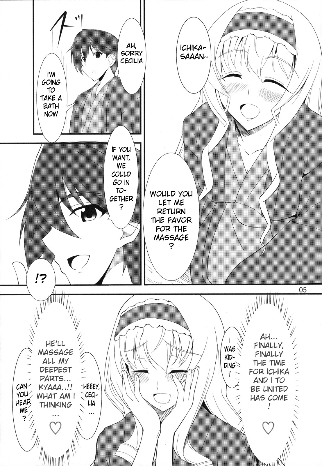 (COMIC1☆5) [Time-Leap (suiranao)] IS -Imagination Specialist- (Infinite Stratos) [English] [life4Kaoru] page 4 full