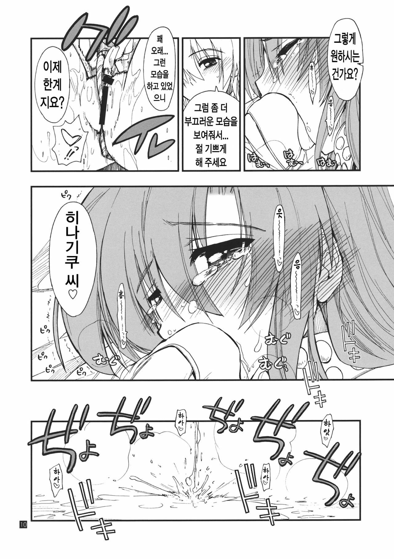 (C80) [Girigiri Nijiiro (Kamino Ryu-ya)] Hina to Hayate (Hayate no Gotoku!) [Korean] [Team HA-NU] page 10 full