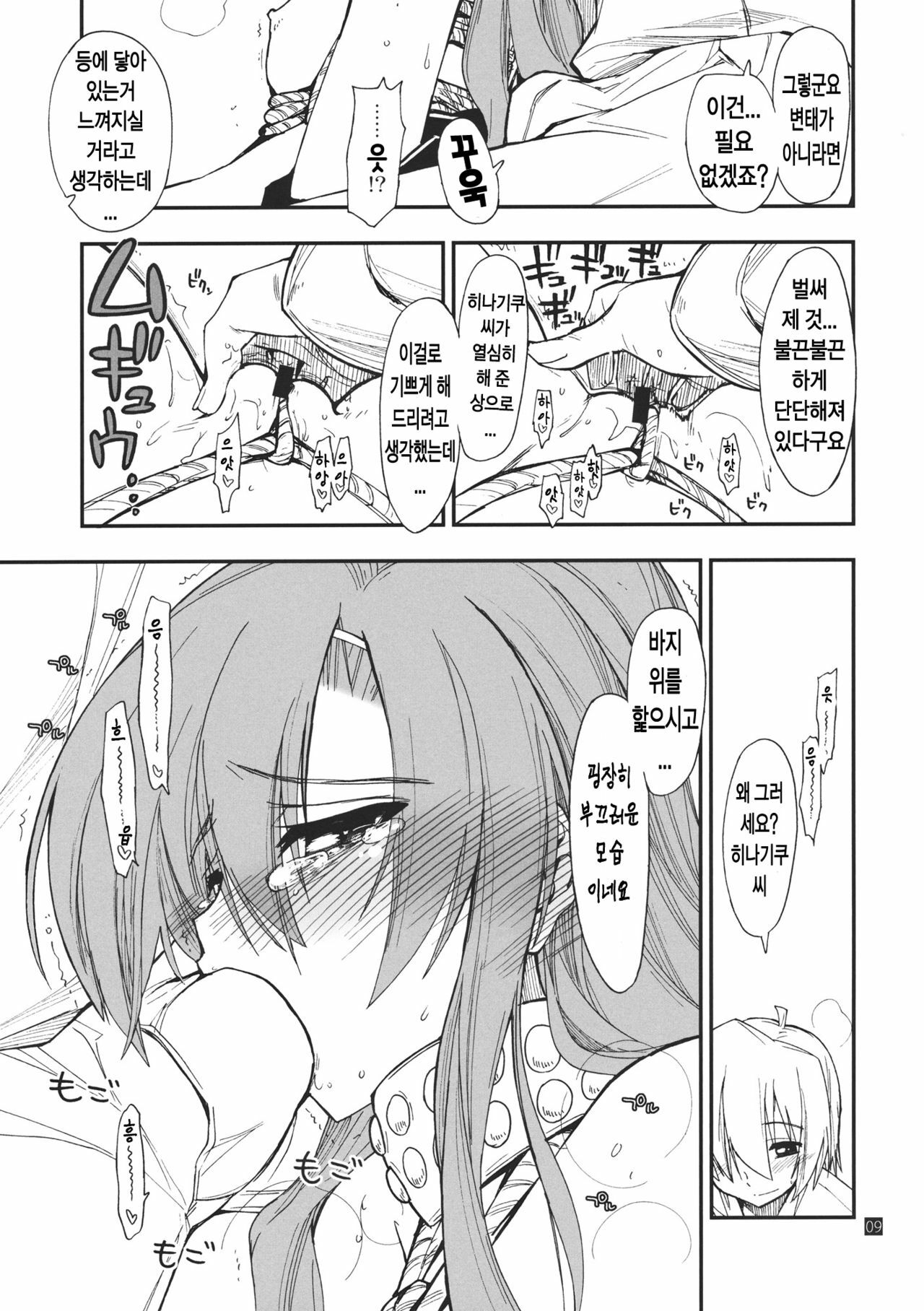 (C80) [Girigiri Nijiiro (Kamino Ryu-ya)] Hina to Hayate (Hayate no Gotoku!) [Korean] [Team HA-NU] page 9 full