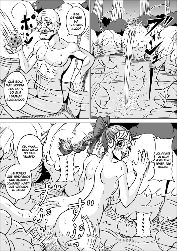 [Pyramid House (Muscleman)] Onsen Jijii VS Bulma | Los Viejos Verdes de las Fuentes Termales VS Bulma (Dragon Ball) [Spanish] [Japandream Scantrad] page 29 full