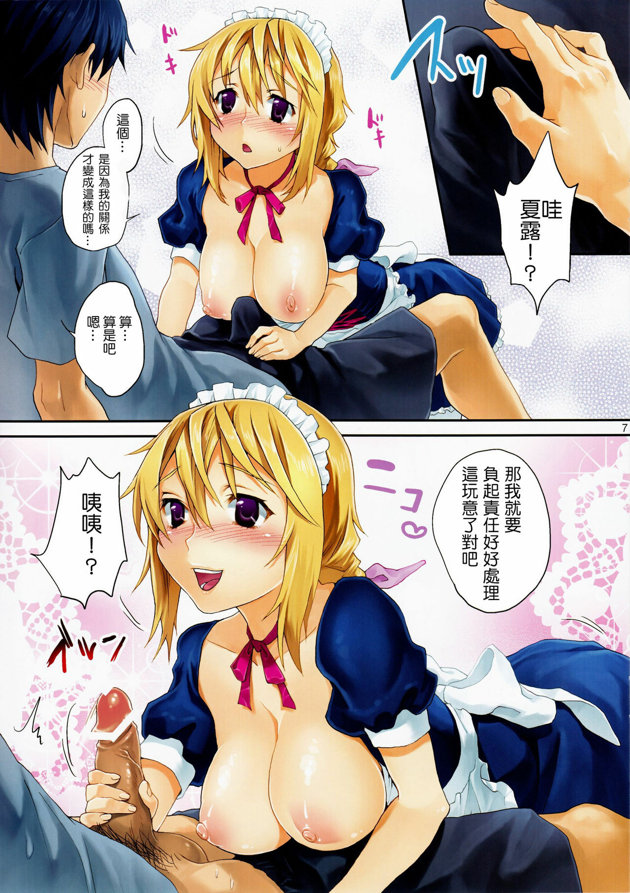 (C80) [Koakuma Sageha (Sage Joh)] Shaburotto Dunois (Infinite Stratos) [Chinese] [清純突破漢化組] page 7 full