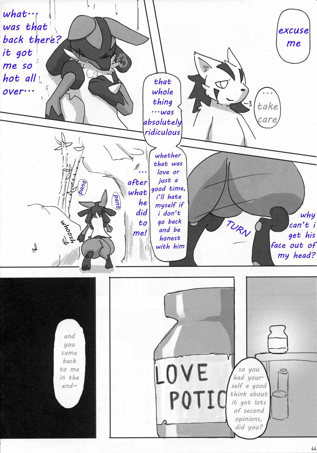 (C78) [Odoshiro Canvas (Various)] Ningen wa Shinyou Dekinai! | Never Trust Humans! (Pokemon) [English] [TwilightStormshi] page 43 full