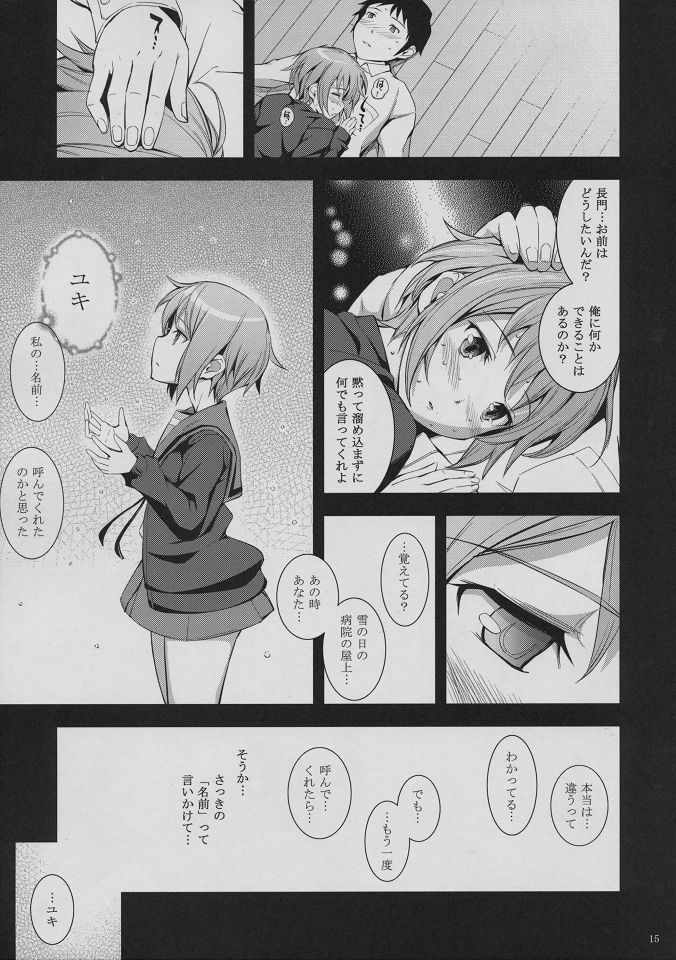 (C80) [Wechselhaft (Kima-gray)] Nagato Yuki no Konzai - The Coexistence of Yuki Nagato (Suzumiya Haruhi no Yuuutsu) page 14 full